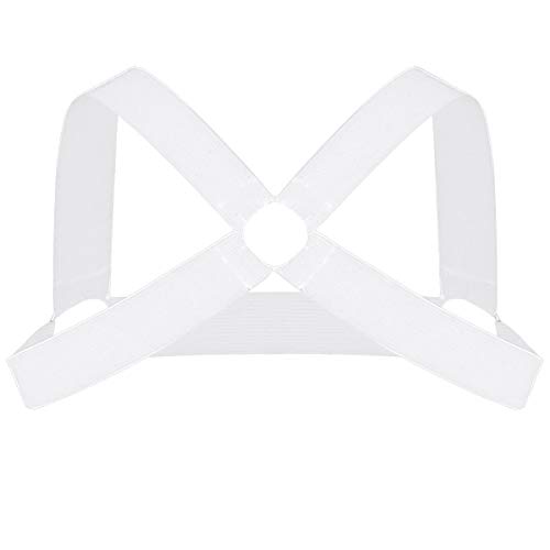 AGJGFM Men's Strong Nylon Elastic Shoulder Body Chest Muscle Harness Costume Belt2