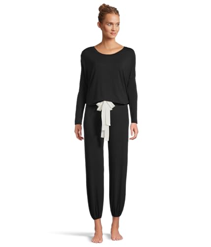Eberjey Gisele Modal Women's Pajama Slouchy Set | Long Sleeve Top w Scoop Neckline