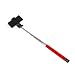 Produktbild ultron selfie cable Pro rot, Selfie-Stick mit Kamera-Auslöser am Griff, Für iphone, Galaxy und andere Smartphones, kabelgebunden