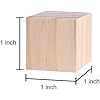 Amazon.com: Fuhaieec 100 Pcs 1 Inch Wood Square Blocks for Puzzle ...