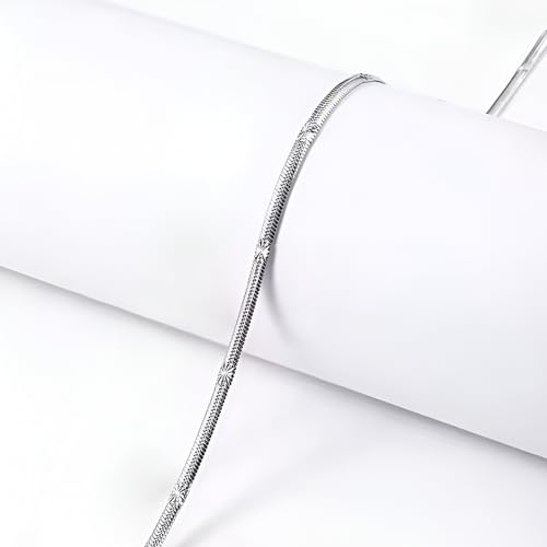 Image of THE MEN THING Chain for Men, Luxury Pure Titanium Steel Chain | Silver Stainless Steel Chain | Necklace Jewellery for Men & Boys