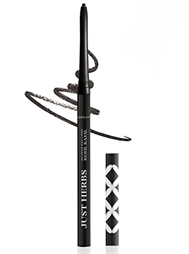 Just Herbs Retractable 2 In 1 Herbal Eyeliner + Kajal With Almond Oil & Vitamin E, 11 Hour Stay, Singlestroke, Smudgeproof & Fadeproof – Black 0.3g For Rs. 144 @ 51 %