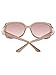 GUESS Womens GF6065 Shiny Milky Beige With Rose Gold/Brown To Pink Gradient Lens One Size