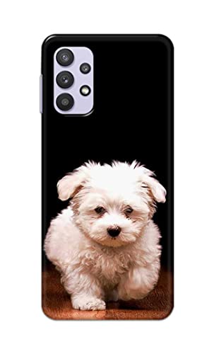 Image of PRINTFIDAA� Printed Hard Back Cover Case for Samsung Galaxy M32 5G | Samsung Galaxy A32 5G Back Cover (Puppy Dog) -2808