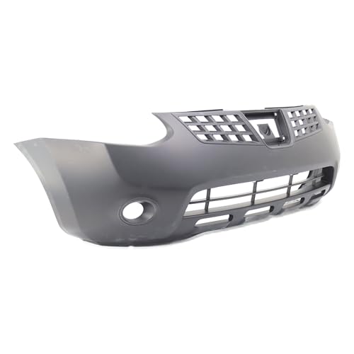 Image of Compatible with Nissan Rogue 2008-2010 Front Bumper Cover | Primed, Without Parking Sensor Holes, Without Tow Hook Hole, Ready to Paint, OEM FBM22JM04J, NI1000251