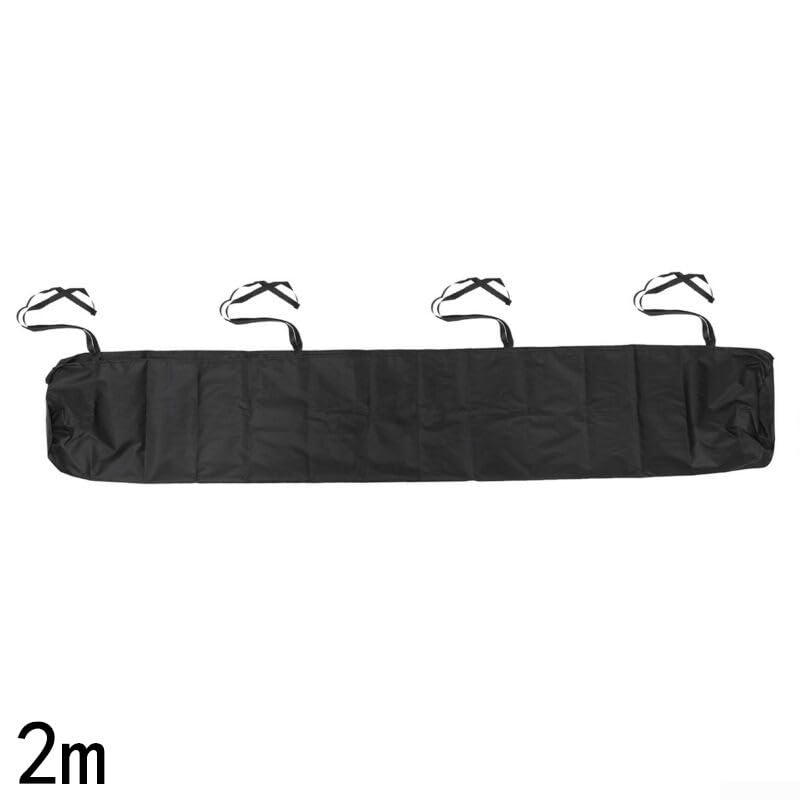 Markisen-Abdecktasche für den Außenbereich, schützt vor Regen und Staub (4 m schwarz)