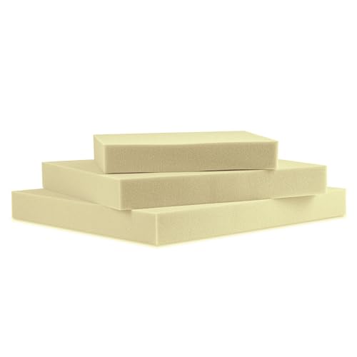 SEEBAUER living Schaumstoff VISCO RG 50/30 (Sehr weich) Memory-Schaum Topper Matratze (50 x 50 x 2 cm)