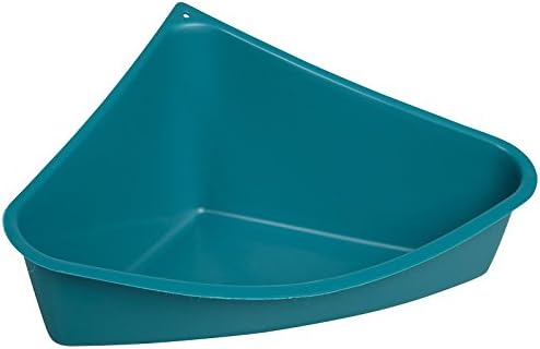 Lixit Corner Litter Pan for Ferrets, Rabbits, Rats, Guinea Pigs and Other Small Animals. (Blue Pack of 1) image 4