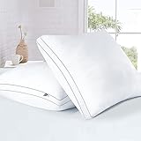 BedStory Kopfkissen 40x40, Kissen 2er Set mit Hochwertiger Mikrofarsern Kissenfüllung 450g x 2, Waschbares und Weiches Füllkissen Bettkissen Schlafkissen Sofa Kissen Seitenschläferkissen