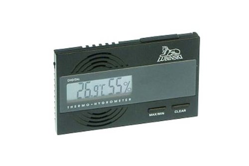 Thermo-hygromètre numérique Plat LUBINSKI : Thermomètre Hygromètre Électronique LCD