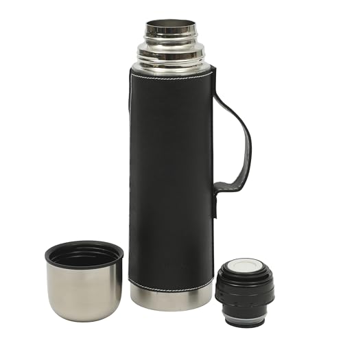 Mr. Coffee Leatherette Stainless Steel Thermal Bottle