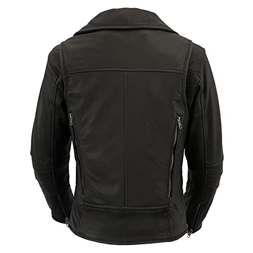 Image of Milwaukee Leather Women's Classic Premium Leather Motorcycle MC Style Riding Jacket