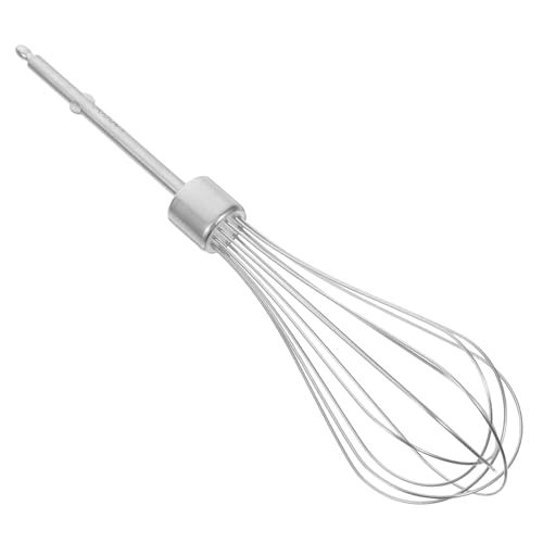 LIFKOME batidor manual Batidor de acero inoxidable accesorios para batidoras de mano acero inoxidable 304 Plata Reutilizable