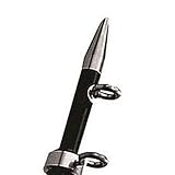 Taco Marine Black Standard OT-0542BKA15-HD Aluminum Tele-Outrigger Pole-1-1/2 x 15', Silver