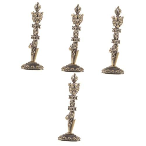 Zerodeko 4 Stück Vajra-stößel Zimmerlicht Mauspad Handstaubsauger Figuren Vakuum Kleben Wandteppiche Schlafzimmerzubehör Bärendekor Standstaubsauger Ergonomisch Spiele Gnom Auto Kupfer