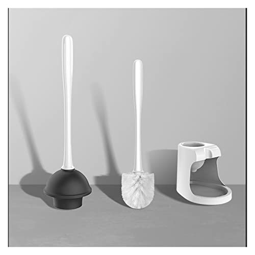 Toiletplunjer Toilet plunjer toiletreiniging borstel set badkamer toilet bagger toilet toilet baggerwerktuig met base Plunjer - Afbeelding 5