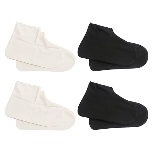 Regenschutz Schuhe 4 Paar Schuh überzieher Wasserdicht Regen Schuhüberzieher Regenschutz Schuhe Fahrrad überzieher Schuhe Regen für Herren Damen