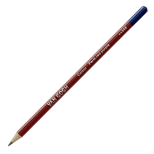 ターレンスジャパン ヴァンゴッホ 色鉛筆 T9773-348-0-6P パーマネントレッドパープル 6本