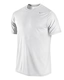 Nike White Legend Dri Fit Poly Short Sleeve Top (XXL=52)