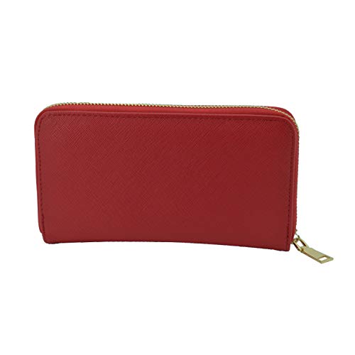 Preisvergleich Produktbild GreSel Damen Geldbörse Aus Kunstleder, mit Reißverschluss und Münztasche