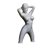14,5 cm weiße nackte Frauen-Figuren, Schreibtisch-Ornamente, sexy Yoga, nackte Körperkunst, Statue, Zuhause, Weinschrank, Bücherregal, Dekoration