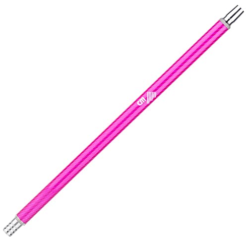 WD Hookah Shisha V2A Edelstahl Carbon Mundstück Silver-Pink