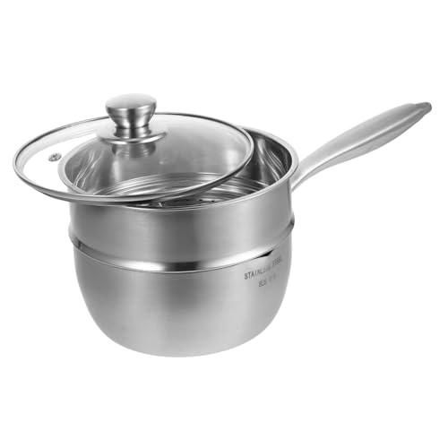 HIAKDOFT 厚底ステンレス鋼多機能蒸し器付き炒め鍋 優れた熱伝導で変形防止 ガス 電気 対応キッチン用品