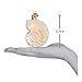 Old World Christmas Nautilus Shell Glass Blown Ornament for Christmas Tree, Handcrafted Holiday Decoration, Seashell Collection