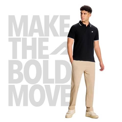 Image of Boldfit Polo Tshirts Shirts for Men Breathable Moisture-Wicking Regular Fit Anti-Static Fabric Quick-Dry & Durable Soft Lightweight Polo Tee for Casual Wear, Sports & Everyday Use