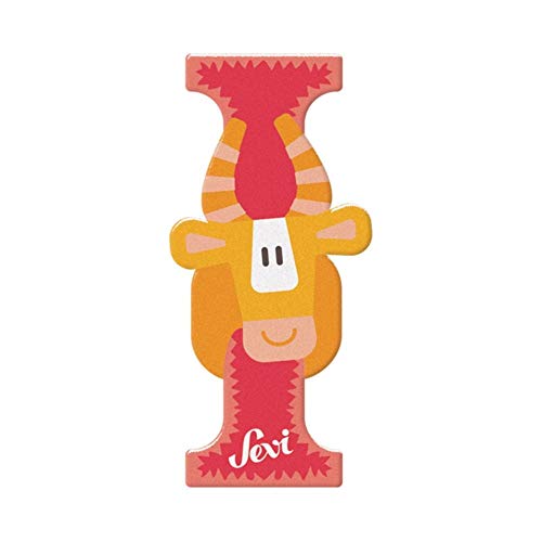Sevi 83009 Tier Holzbuchstaben I Impala Antilope, Türbuchstaben...