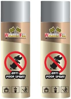 Anti Poop & Pee Spray Combo (Pack Of 2) To Repel Dog Cats Etc To Poop In Front Of House, Gate, Stairs, House Parking Etc(120 Ml) (Pack Of 2)