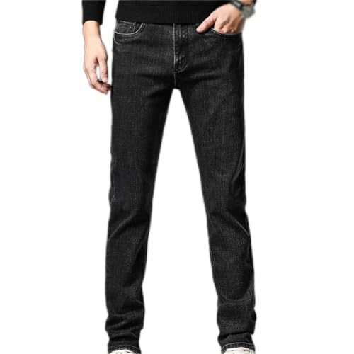 Jeans slim straight homme en denim de coton stretch supérieur
