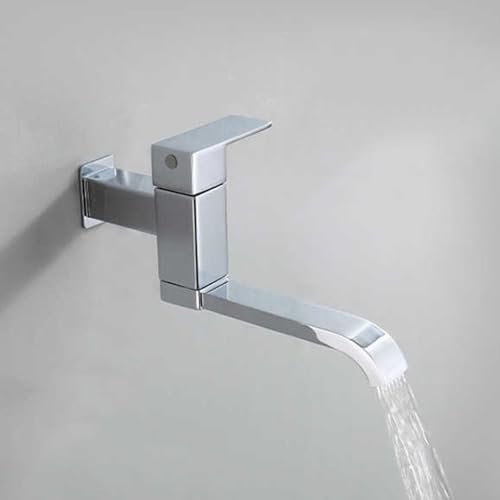 Grifo de cocina de pared giratorio para fregaderos monobloc pequeños 4