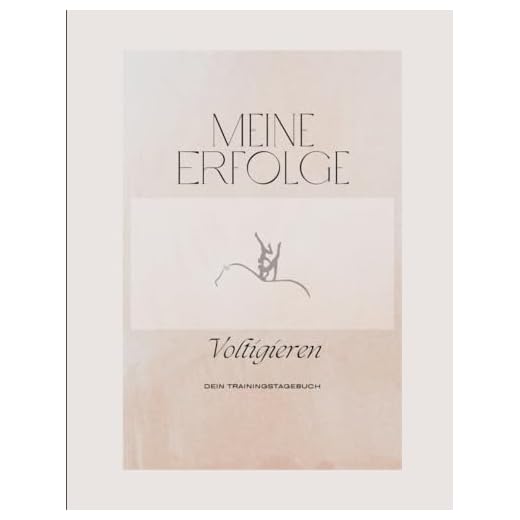 Meine Erfolge, Voltigieren, Dein Trainingstagebuch, Journal, Notizbuch, liniert