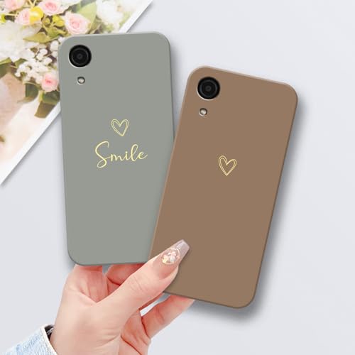 Image of COLORflow Back Cover Compatible with Samsung Galaxy A03 Core | Heart Notes Color Customized Back Cover Compatible with Samsung Galaxy A03 Core