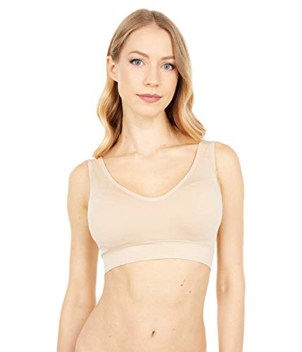 Jockey Women's Bra Back Smoothing Seamfree Bralette, Light, L