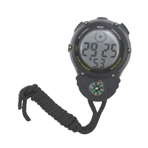 Toyvian Cronómetro Electrónico Portátil Temporizador De Entrenamiento Canales para Deportes