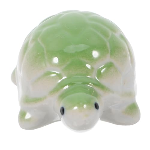 Luxshiny 漂浮魚置物 セラミック製 小型かわいい動物フィギュア 水槽用デコ