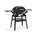 Weber Q 2200N Gasgrill mit Seitentischen & kompakten Stand/Grill für Terrassen und Balkone mit Hochleistungsbrennern, porzellanemaillierten Gussrosten und elektronischer Zündung, Mitternachtsschwarz