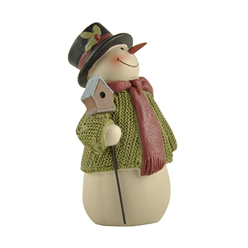 Snowman-Figurine-Resin-Vintage-Frosty-The-Snowman-Statue-Great-Choice-for-Holiday-Christmas-Decoration Snowman Figurine Resin Vintage Frosty The Snowman Statue Great Choice for Holiday Christmas Decoration