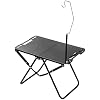 Mesa de Camping Plegable Impermeable Portátil para Exteriores con Soporte para Luz miniatura 2