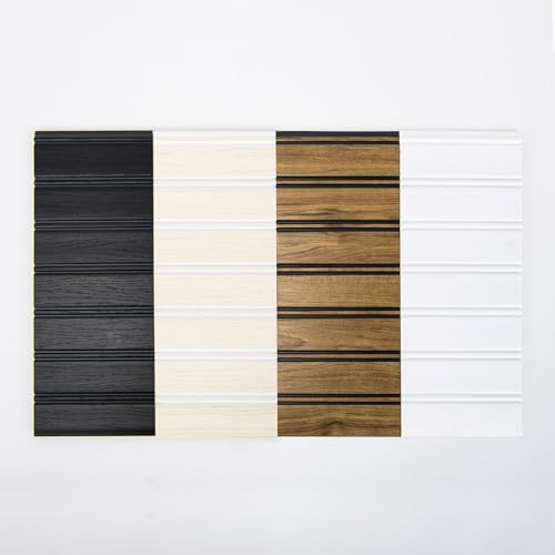 Image of Art3d Beadboard Wainscoting Wall Panel Kit, 3.9 x 9.8 Inch, Sample Pack