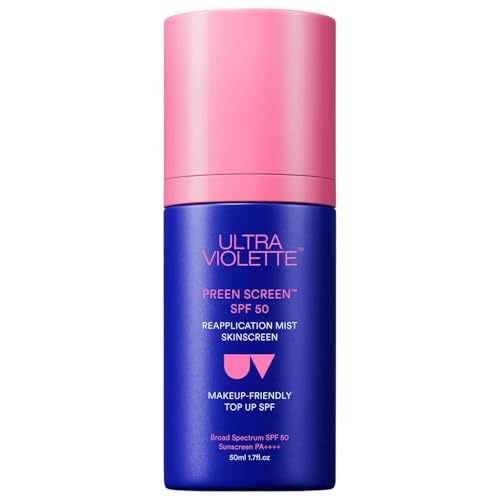 Ultra Violette Preen Screen SPF 50 Facial Sunscreen Mist with Niacinamide 50ml / 1.7 fl oz