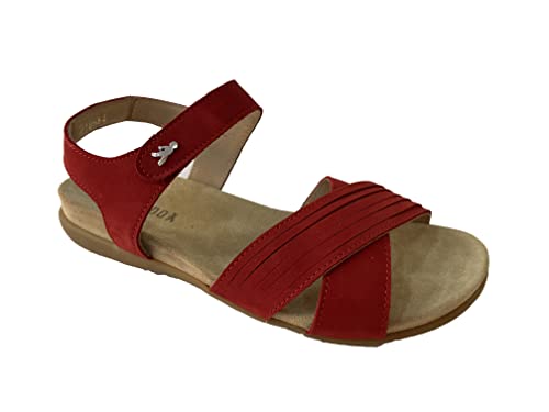 BENVADO TERRY ROSSO SANDALO DONNA