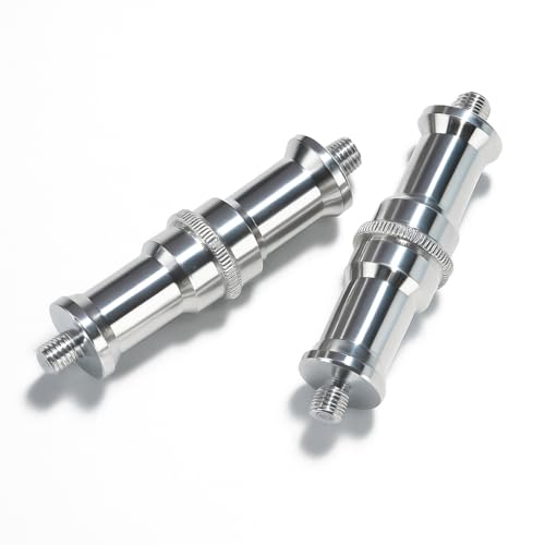 YESprime ダボネジ スピゴット アダプター 1/4 3/8 インチ オス 変換 アダプタ 2個セット