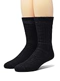 WARRIOR ALPACA SOCKS - Unisex Toasty Toes Ultimate Alpaca Socks For Men And Women (Medium - Black Heather)