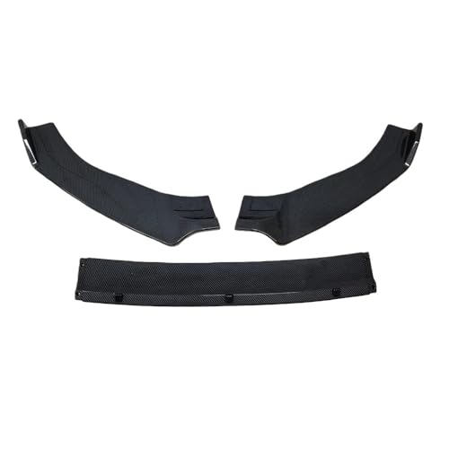 Séparateur de pare-chocs avant pour Audi Q3 2015-2018 Facelift Non-Sline en ABS noir brillant
