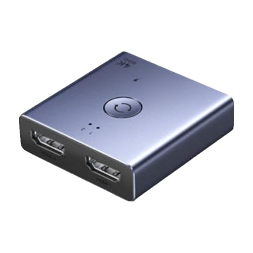 Commutateur HDMI répartiteur d'écran 2 en 1 pour double affichage TV et PC