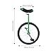 DGEAYUE Unicycle, 16/18/20/24 Inch Wheel Outdoor Unicycle Adjustable Height One Wheel Bike Balance Fitness Exercise Bicycle for Adults Kids Outdoor Sports (Green, 20 Inch)