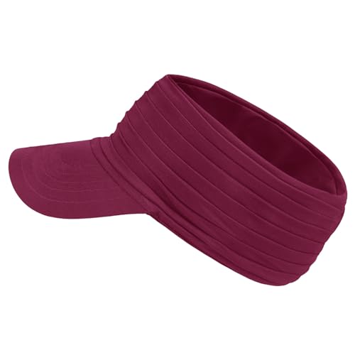 Image of Sports Sun Visor for Men Women UV Protection Lightweight Packable Stretchy Hats for Running, Tennis, Golf